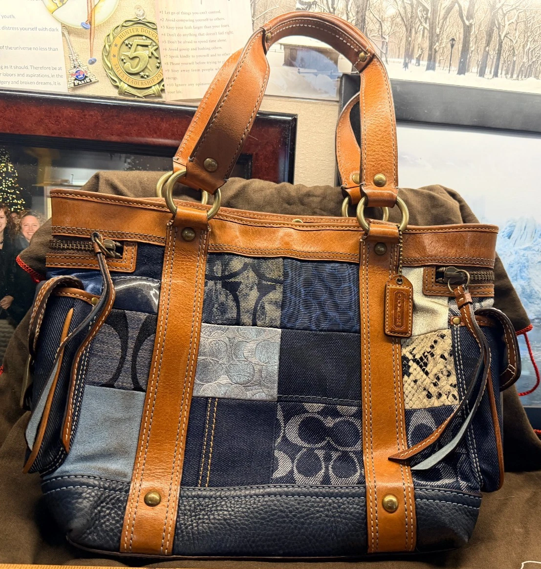 Coach Blue Snake Bags & Handbags for Women for sale | eBay