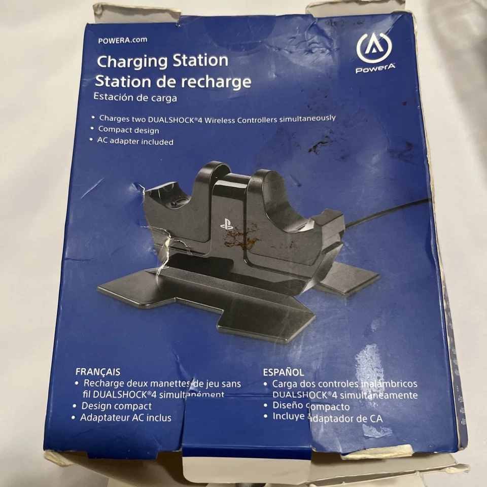 PlayStation 4 PS4 DualShock Controlador Estación de Carga Oficial PowerA Nuevo Foto 2 de 4
