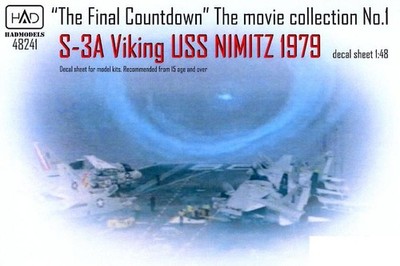 Hungarian Aero Decals 1/48 THE FINAL COUNTDOWN LOCKHEED S-3A VIKING USS NIMITZ