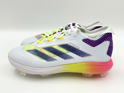 Adidas Adizero Impact TPU Kid's Youth Size 5 White Blue Baseball