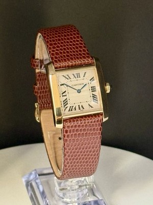 Cartier Tank Française 1821 18K Yellow Gold Quartz 25mm   Solid Gold, Serviced