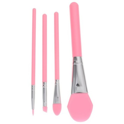 4PCS Kosmetikpinsel Silikon Flüssig-Make-up-Applikator für Frauen Mädchen