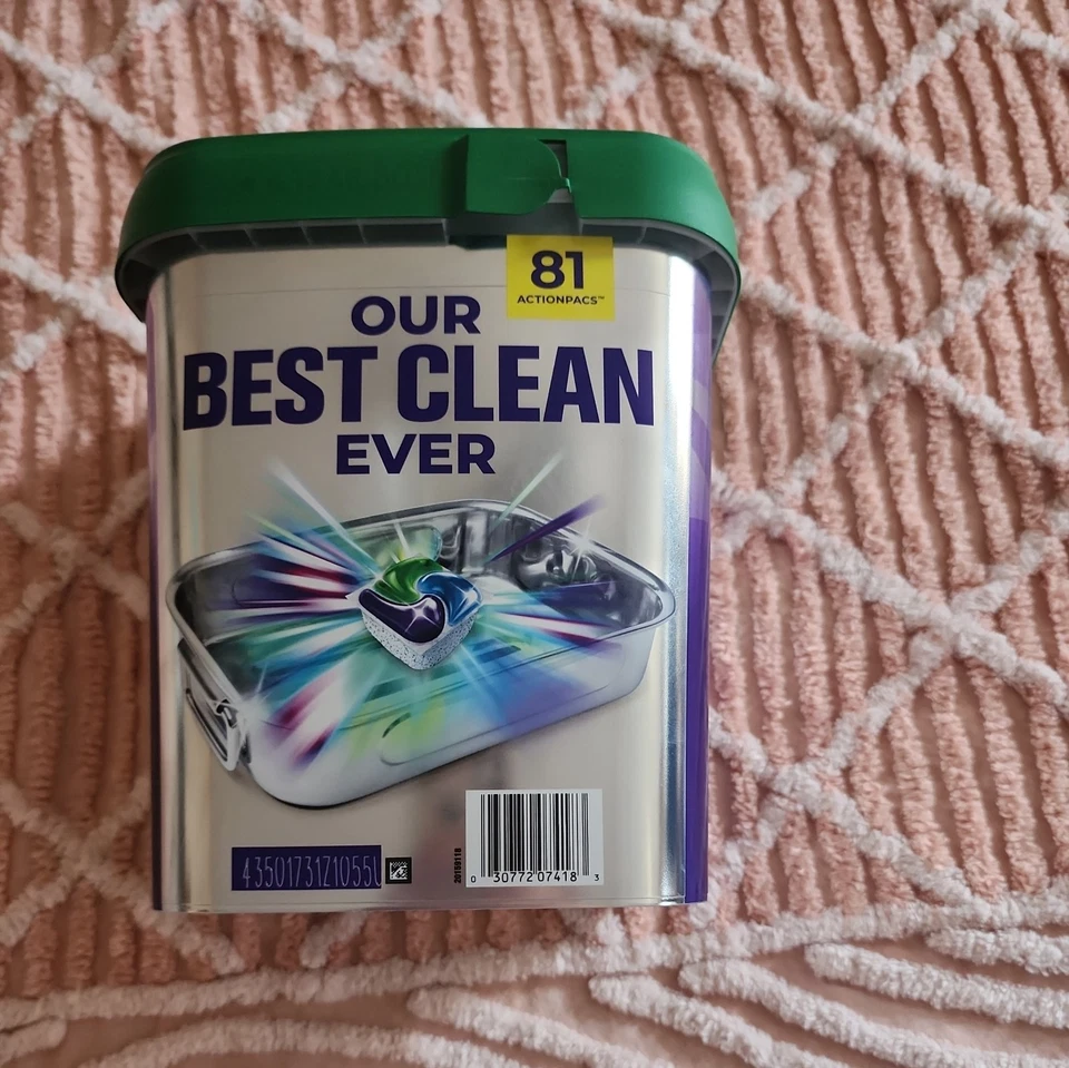 Cápsulas de detergente para lavavajillas Cascade Platinum Plus aroma fresco 81 paquetes de acción Foto 3 de 4