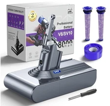 8000mAh Replacement Battery for Dyson V8 Animal/Absolute/Motorhead