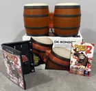 Donkey Konga 2 CIB + DK Bongos Boxed Nintendo GameCube Tested Works Great!
