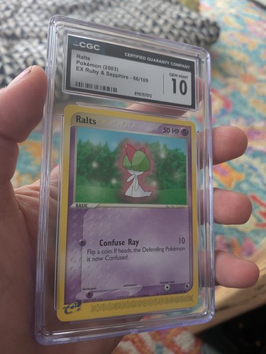 Ralts graded CGC 10 for sale on eBay