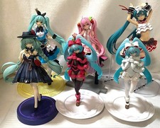 Hatsune Miku Prize Figure Lot 6 Pieces Collectible Anime Figures Authentic Japan