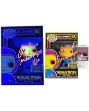 Chris Durand signed Black Light Funko Pop Figure Black Light Michael Myers Hallo