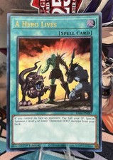 A Hero Lives (UR) RA04-EN087 Quarter Century Stampede 1st Edition Yugioh! NM