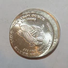 1981  1 0Z SILVER ROUND BROADSTUCK US ASSAY OFFICE