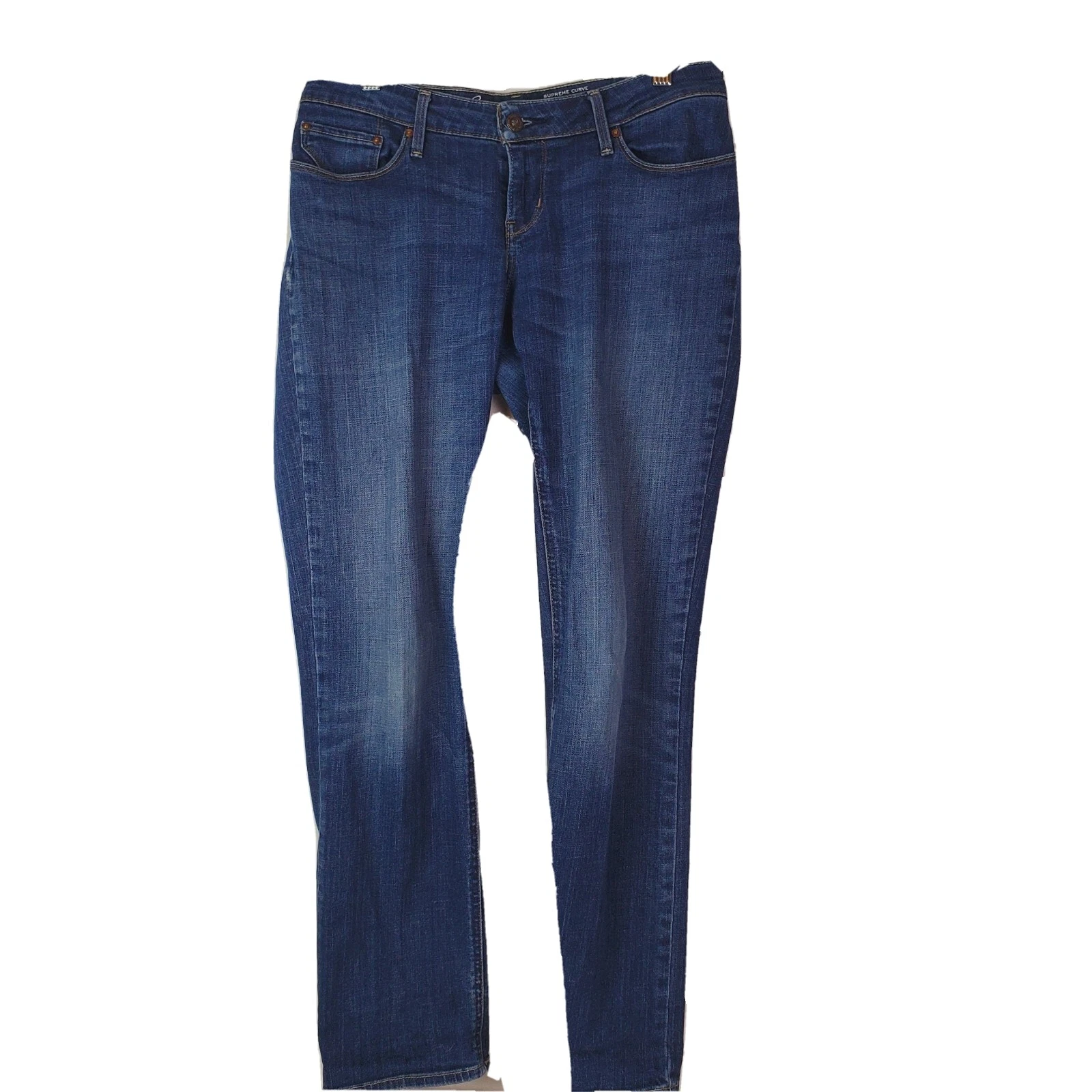 Jean femme Levi's Supreme Curve taille 30 jambe droite délavé moyen