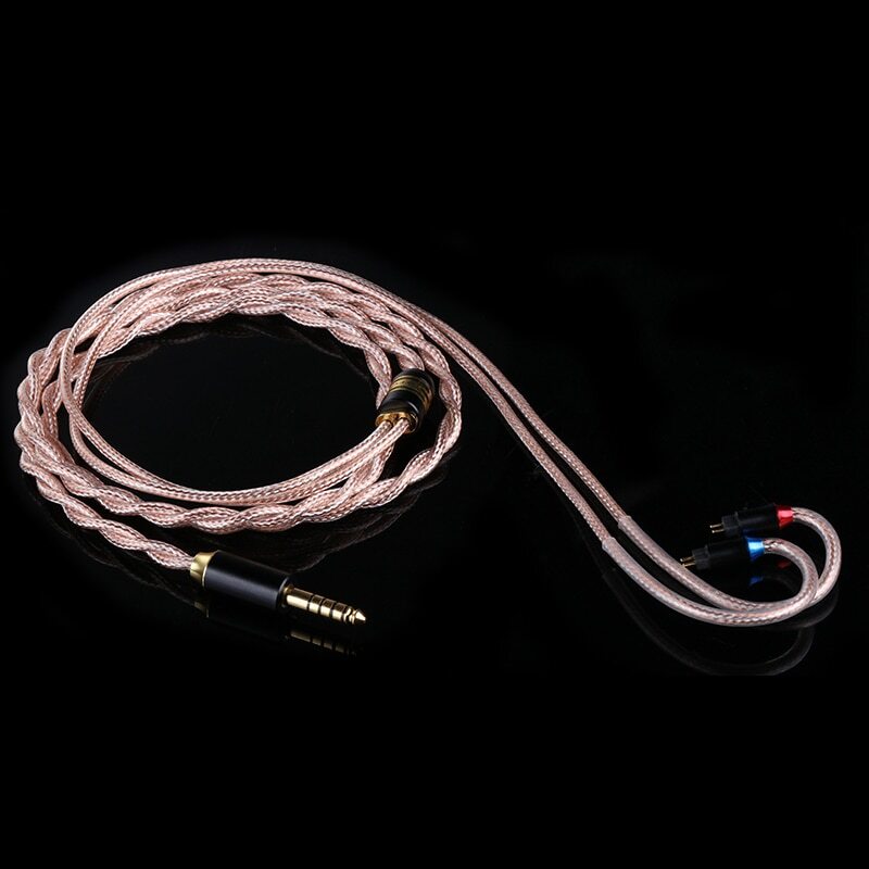 Double Shielded Copper Silver Mixed LITZ Headphone Cable For