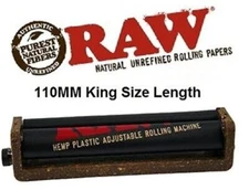RAW Hemp Ecoplastic Roller 110mm Adjustable Rolling Machine for King Size Papers