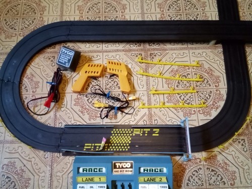 Vintage Tyco Magnum 440-X2 Pit Row Racing w/box - Picture 12 of 19