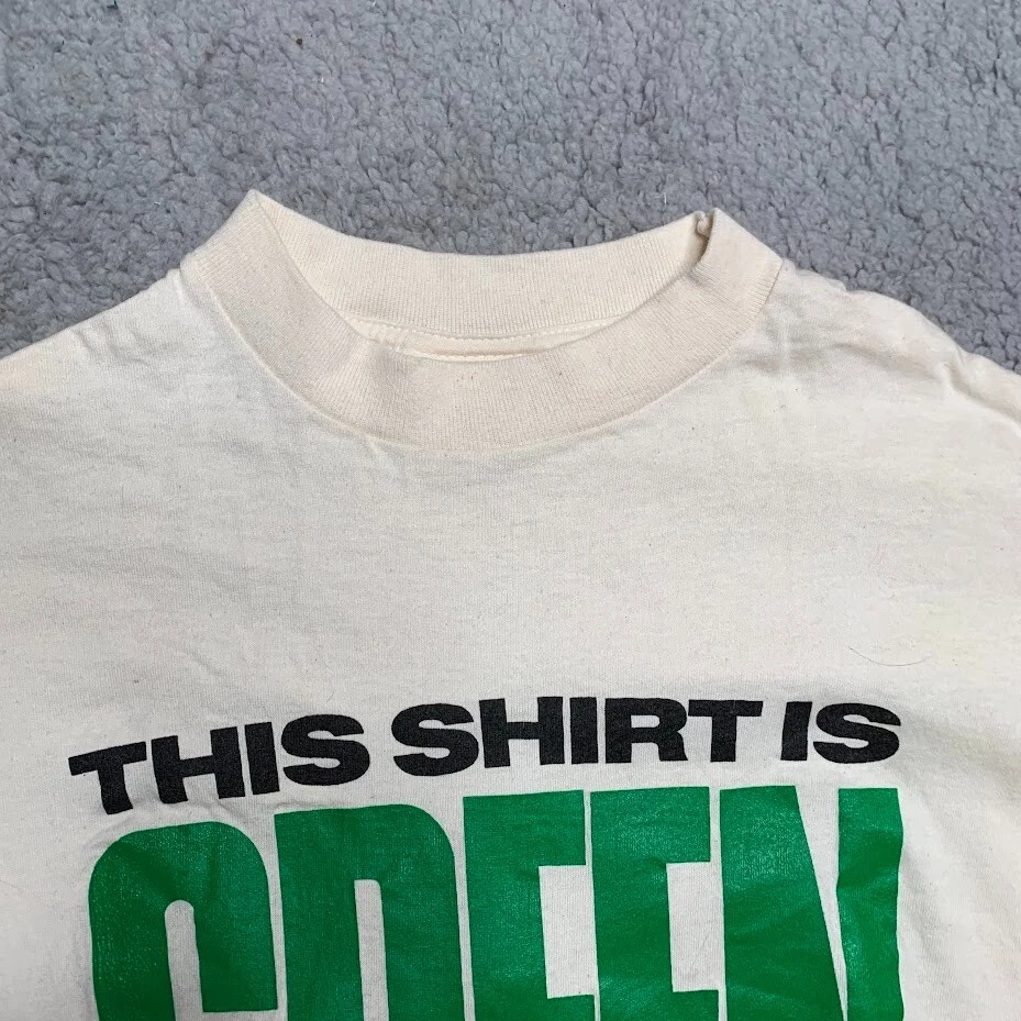 Camiseta Houlihans Guinness 1992 St Patricks Day Verde L Long Island Fabricada nos EUA - Imagem 3 de 4