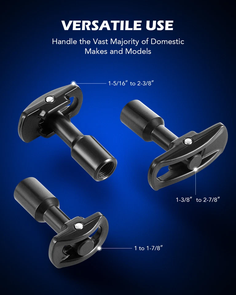 OMT 8pc Rear Axle Bearing Seal Removal Tool Kit Slide Hammer Set with Adapters - Изображение 4 из 4