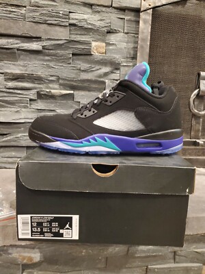 Jordan 5 V Low Golf Black Grape Size 12 DEADSTOCK | eBay