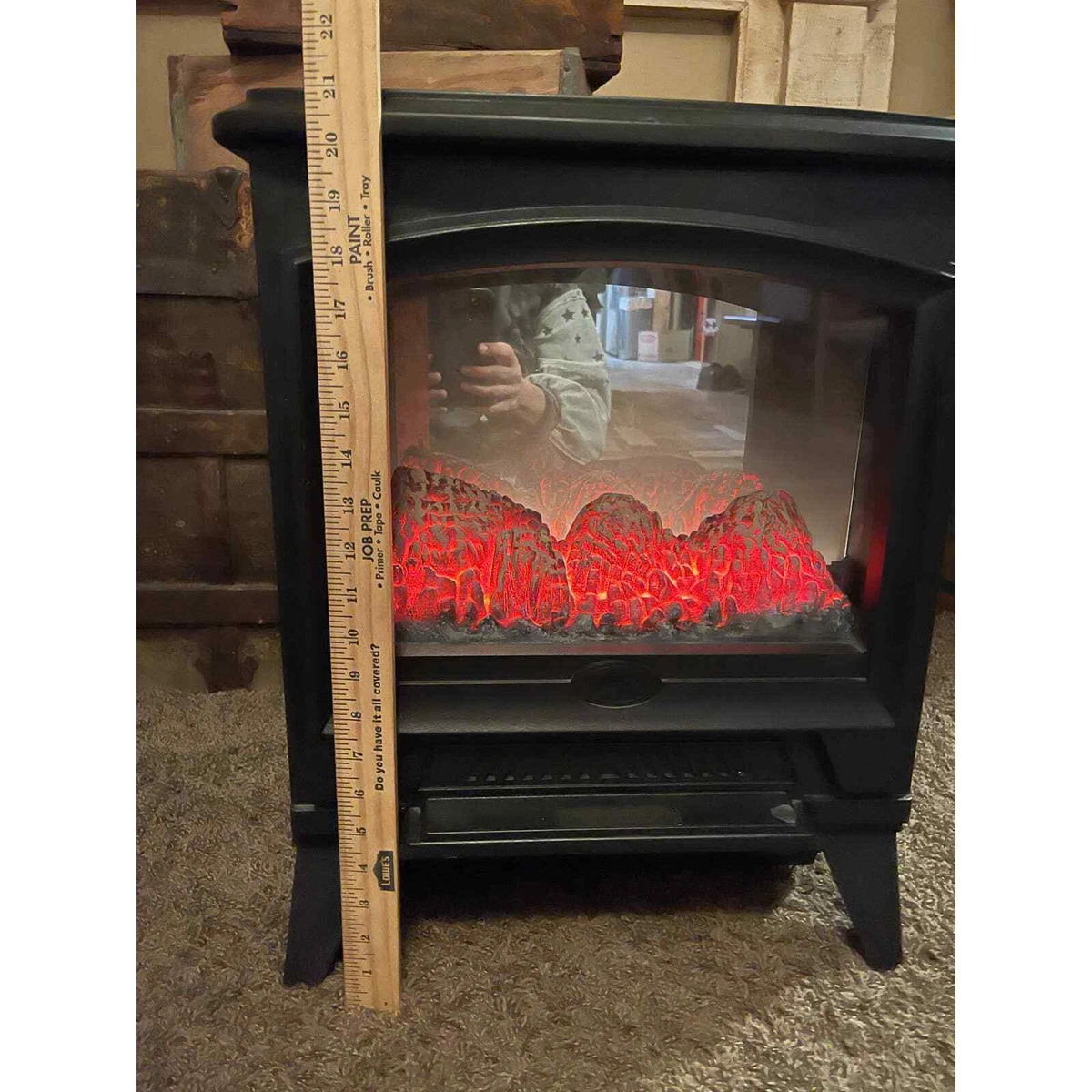 Dimplex Electralog 400 Sq. Electric Fireplace Stove Heater Compact Space  Heater | eBay