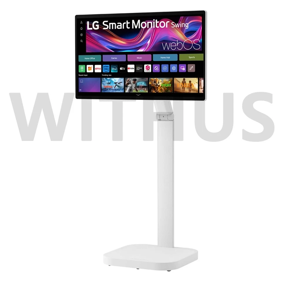 LG Smart Monitor Swing 32" Moving Smart Touch Screen 32U889SAW _ - Image 4 of 4