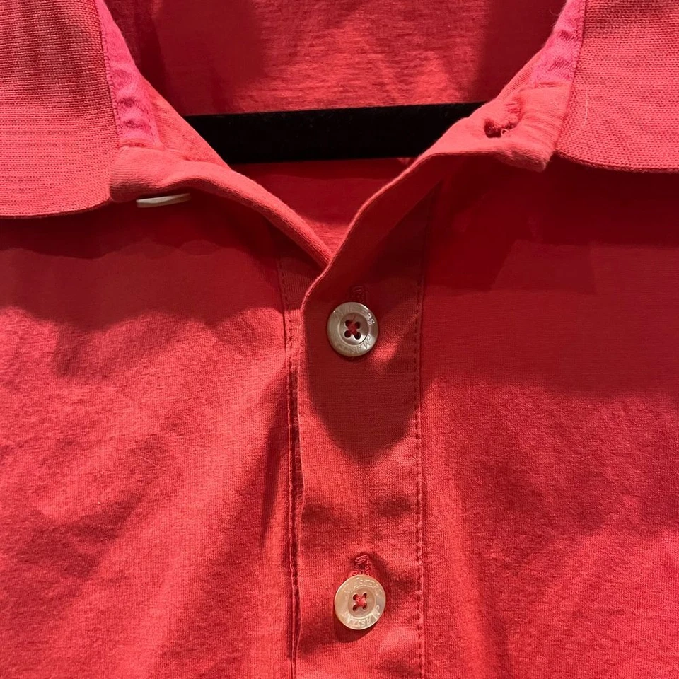 Polo de golf Masters Collection rojo con logotipo nacional de Augusta talla grande Foto 4 de 4