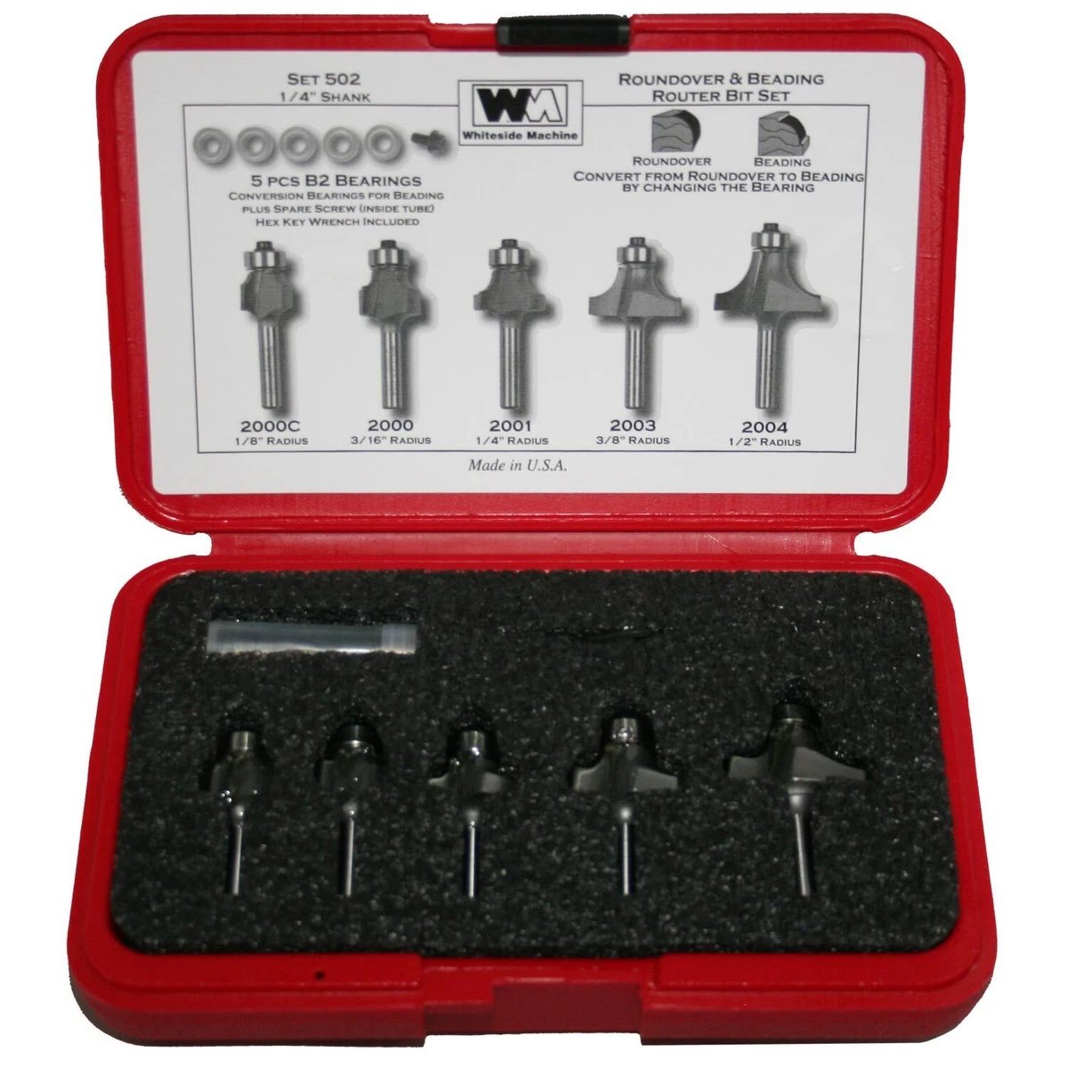 Whiteside Router Bits Set