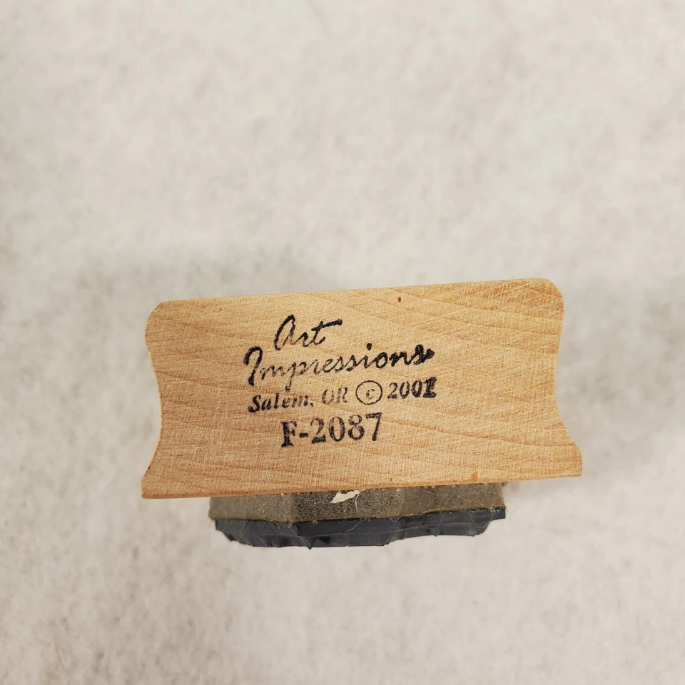 Art Impressions 贝壳海滩木制橡皮图章制卡制作 — 第 3/4 张图片