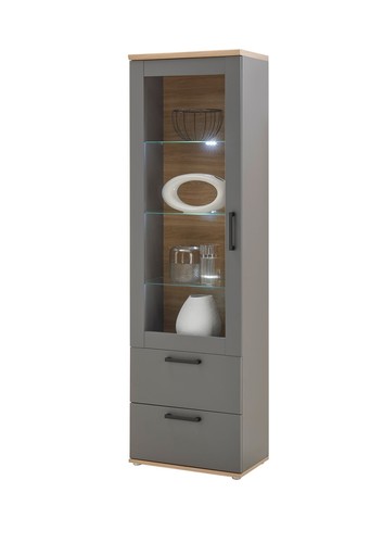 Vitrine Venezia Schrank Wohnzimmerschrank Glasvitrine Wohnbereich Beleuchtung - Bild 1 von 12