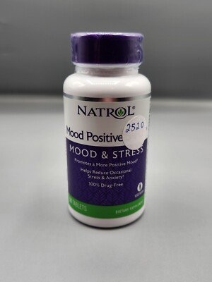 Natrol Mood Positive 5-HTP Mood & Stress 50 Tablets - Exp. 9/24