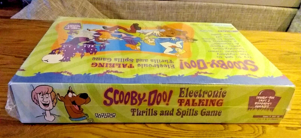 Scooby Doo Electronic Talking Thrills and Spills Board Game Pressman Sealed 2002 - Image 4 of 4
