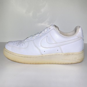 Nike Mens 7.5 White Air Force 1 Lace Up 