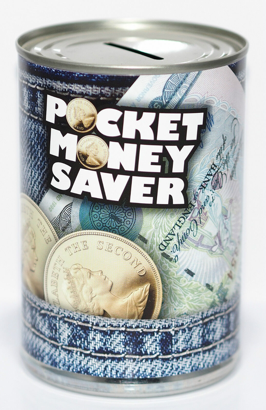 Pocket Money Savings Tin - STANDARD - Savings Jar, Kids Money Tin Money Box