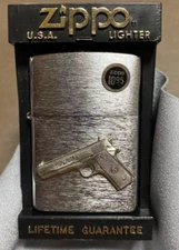 Zippo lighter Colt gun handgun DELTA ELITE made in 1994 unused item from Japan