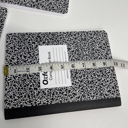 Oxford Marble Composition Book 7.5 x 9.75 Inches Wide Rule Paperback 100 Sheets - Picture 12 of 12