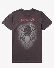 Metallica Black Widow Skull T-Shirt