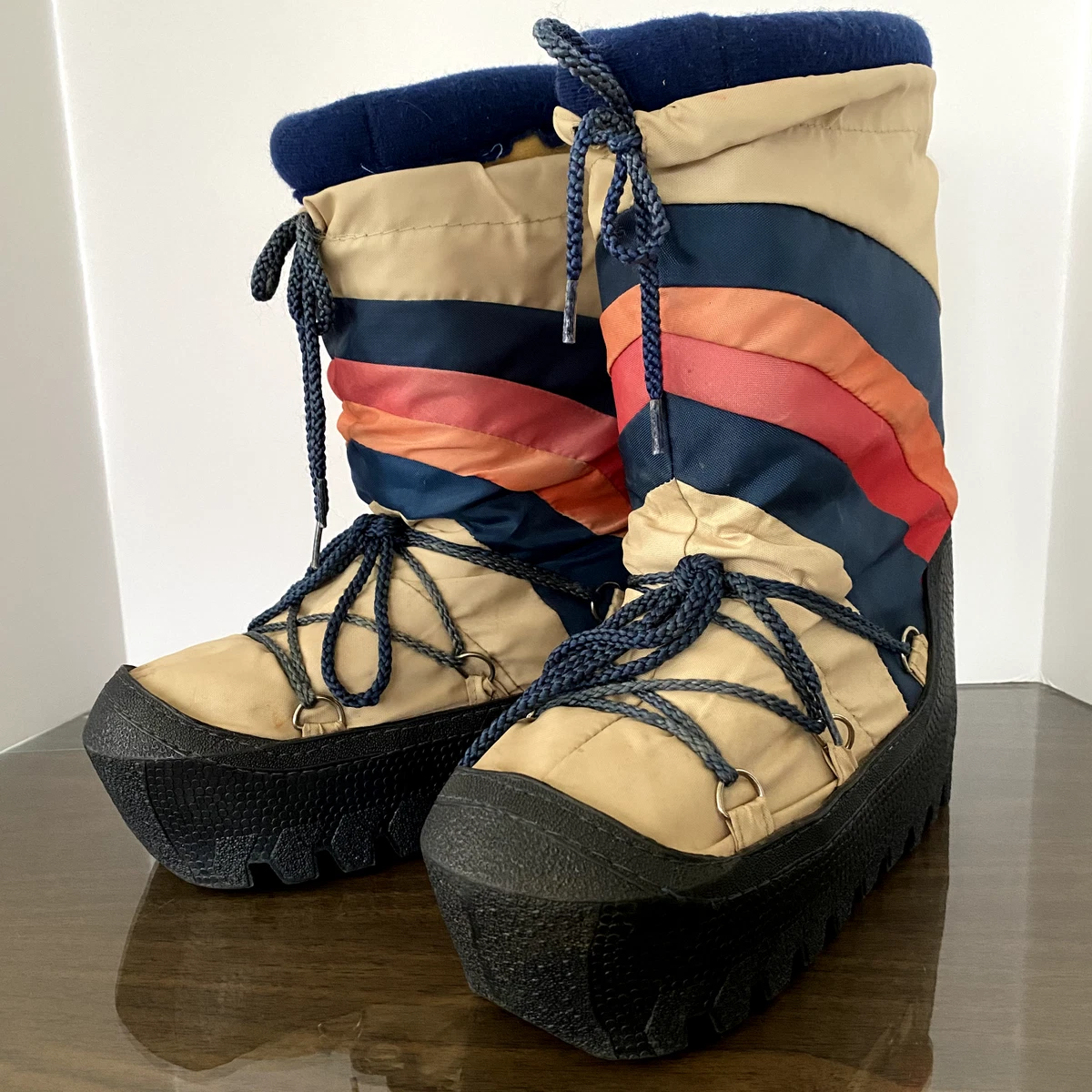 moon boots from the 70's