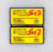 4x Horn L312.3020.02 TN35 Wendeplatten L312302002TN35 Neu/unbenutzt