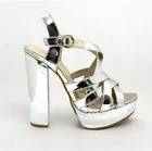 Women's Dress Evening & Party Shoes size 8 Silver