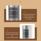 Space Heater 800W Electric Heater 2 Gear Fast Heating Security Protect Small He