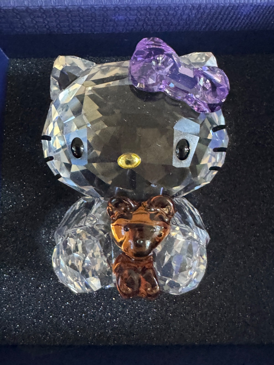 SWAROVSKI CRYSTAL HELLO KITTY BEAR #1096879 2011 SANRIO | eBay