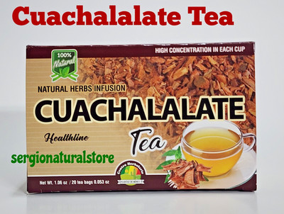 Te Cuachalalate Tea Natural - Digestion 20 bags High Concentration each Cup