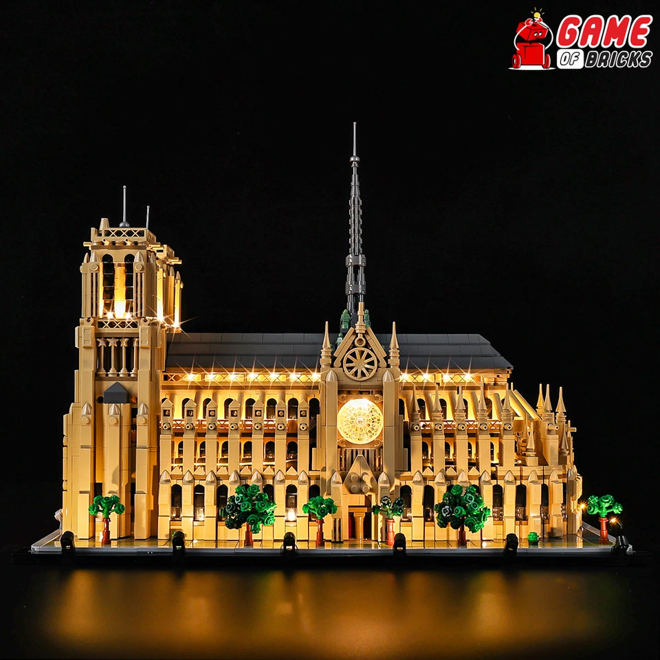 Kit de luces para Notre-Dame de Paris 21061 - Juego de ladrillos Foto 3 de 4