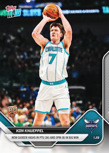 Kon Knueppel - 2025-26 NBA Topps NOW® - Card 151 - PR: 9181