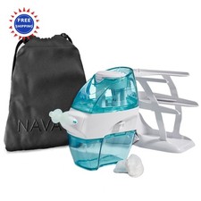 Navage Nasal Care Deluxe Bundle Powered Nose Cleaner for Congestion Relief Caddy
