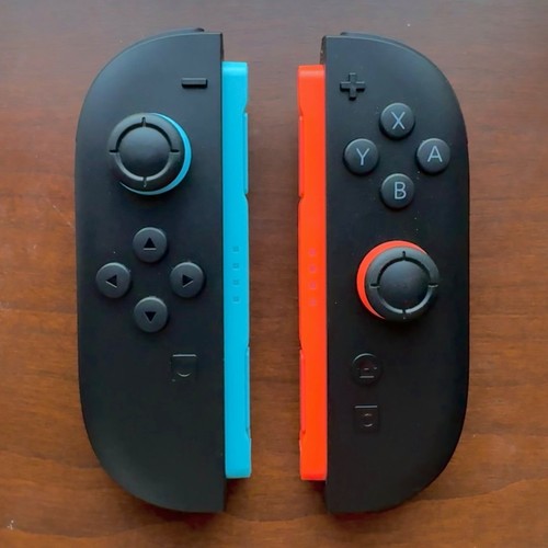 For Nintendo Switch 2 Joy Con 2 L & R Controller Handles Light Blue / Light Red
