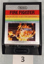 VINTAGE FIRE FIGHTER ATARI 2600 Cartridge Only 1982 IMAGIC Game Tested GOOD 3