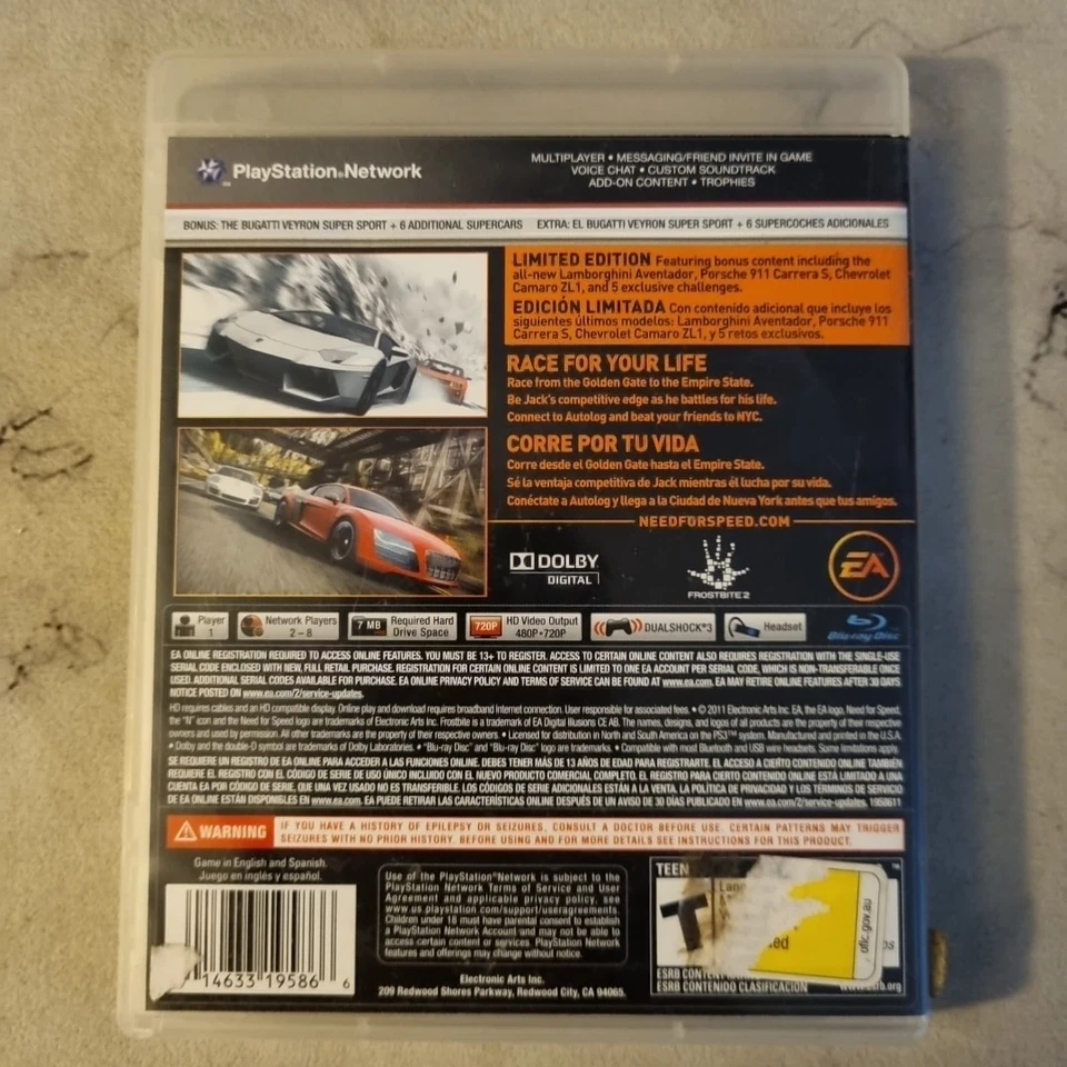 Need for Speed the Run - Sony PlayStation 3 - VGC - Image 2 of 4