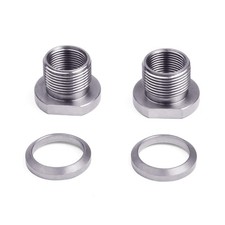Wulankd 2 Pack Thread Protector, 1/2 x 28 ID to 5/8 x 24 OD, Stainless Steel ...