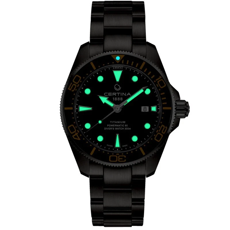 New Certina DS Action Diver 43mm Titanium Men's Watch C0326074405100 - Image 2 of 4