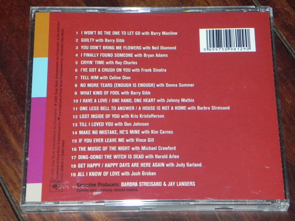 Musik CD - Barbra Streisand / Duets (Columbia / 5098129 /2002) 02 - Bild 4 von 4