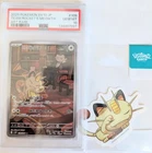 PSA 10 Team Rocket’s Meowth AR SV10 JP Pokemon Card + PokéPark Sticker